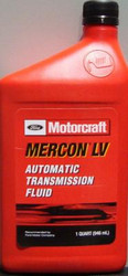    Ford Motorcraft Mercon LV AutoMatic Transmission Fluid, XT10QLVC  -  