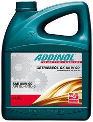 Купить трансмиссионное масло Addinol Getriebeol GX 80W 90 4L, 4014766250438 в интернет-магазине в Твери